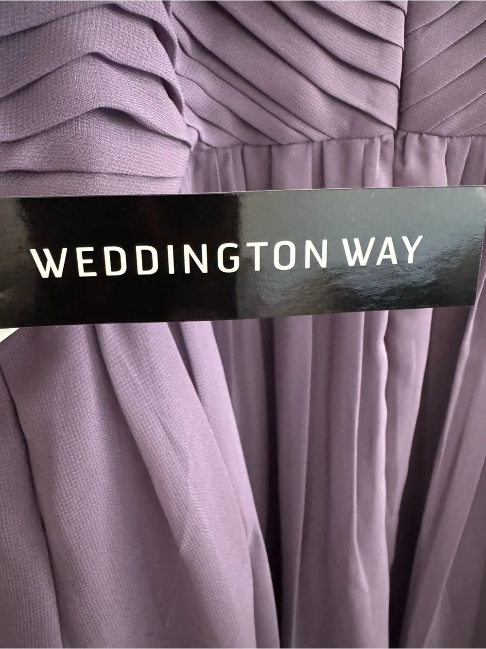 (NWT) Weddington Way “Lila” formal gown in the color "Wisteria" (Size 2) - Picture 7 of 13